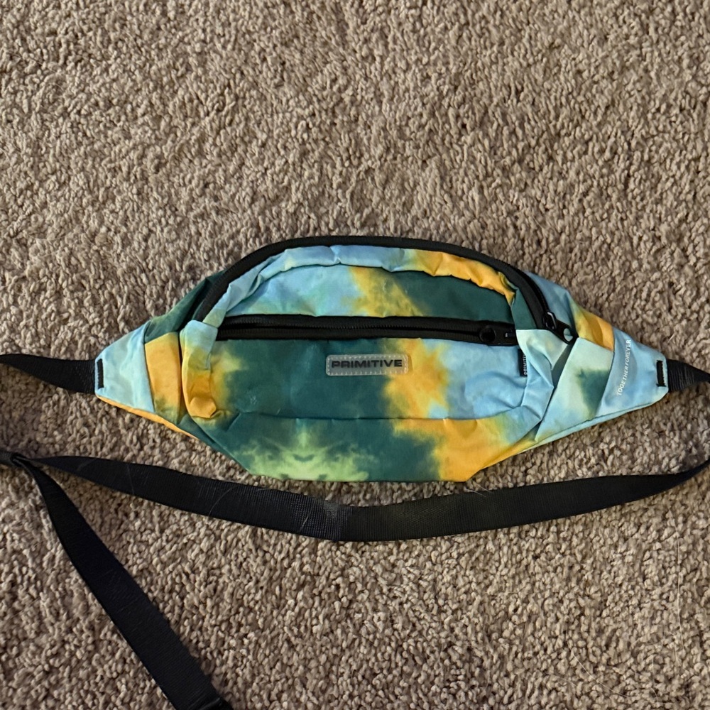 Primitive Multicolor Tie-Dye Waist Bag
